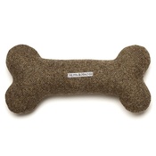Mutts & Hounds - Herringbone Tweed Squeaky Bone Toy