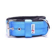 El Perro - 4cm Width Fleece Comfort Dog Collar – Sky Blue