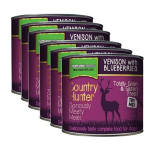 Venison Blueberries Wet Food Dog Food x 6