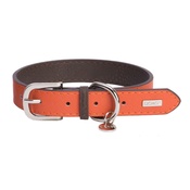 DO&G - DO&G Leather Dog Collar - Orange