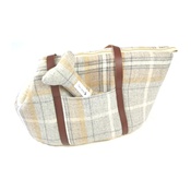 Teddy Maximus - Sand Shetland Wool Luxury Dog Carrier