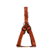 The Leather Dog Co - Tan Brown Leather Dog Harness