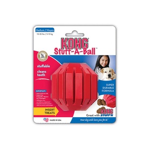 Kong Stuff-a-Ball Rubber Toy – Red