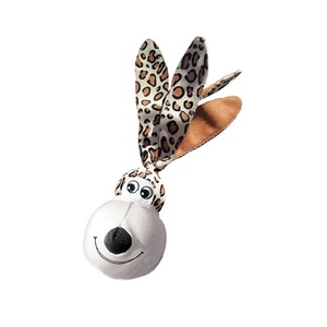 KONG Wubba Floppy Ears Dog Toy - Leopard