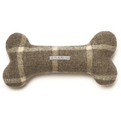 Mutts & Hounds - Slate Tweed Bone Squeaky Toy