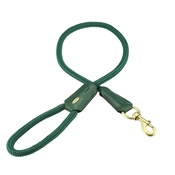 Clementine est. Dogs - Cecily Rope & Leather Dog Lead – Green