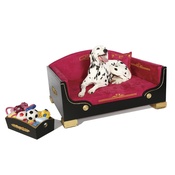 Katalin zu Windischgraetz - Classic Black & Gold Dog Bed