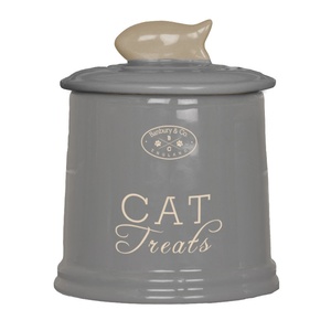 Ceramic Cat Treats Jar