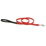 Collarways - 1/2" Width Red Lupine Dog Lead