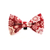 Ditsy Pet - Christmas Snowflake Dog Dickie Bow