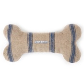 Mutts & Hounds - Navy Nordic Stripe Squeaky Bone Toy