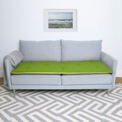 The Lounging Hound - Wool Sofa Topper - Lime