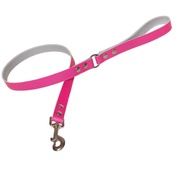 Creature Clothes - Neon Pink Leather Disco Lead