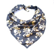 Pet Pooch Boutique - GLITTER SKULLS BANDANA