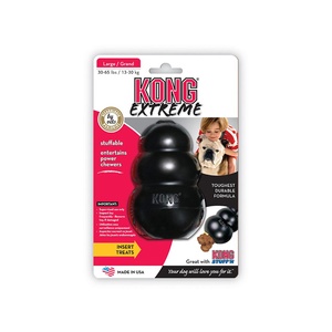 Kong Extreme Rubber Toy – Black