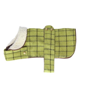 Tweed Dog Coat – Green