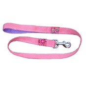 Dog Collar Designs - Pink Designer Lead