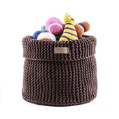 Bowl&Bone Republic - Cotton Toy Basket - Brown