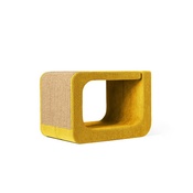 Catworks - Scratching Post - Letter O - Yellow