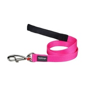 Red Dingo - Plain Hot Pink Dog Lead