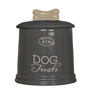 Ceramic Dog Treats Jar