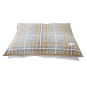 Teddy Maximus - Sand Shetland Wool Luxury Lounging Dog Bed Cushion