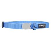 Red Dingo - Plain Medium Blue Cat Collar