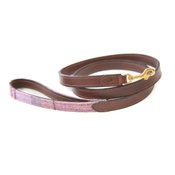 Teddy Maximus - The Cromwell Pink Shetland Wool Dog Lead