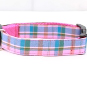 Pet Pooch Boutique - Raspberry Barkberry Plaid Collar