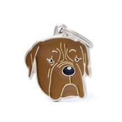 My Family - Dogue de Bordeaux Engraved ID Tag