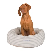 Mutts & Hounds - Mist Ticking Donut Bed