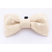 Pet Pooch Boutique - Hessian Hearts Bow Tie