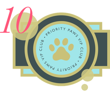 Membership of Priority Paws VIP Club