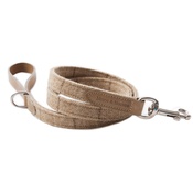Mutts & Hounds - Oatmeal Check Tweed Dog Lead