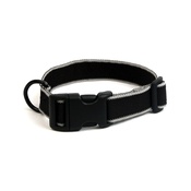 Long Paws - Secret Agent Dog Collar - Black