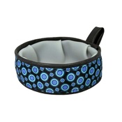 Cycle Dog - Trail Buddy Pet Travel Bowl – Blue Space Dots