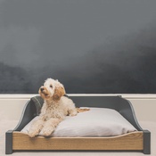 The English Cabinet Company - LUXURY WOODEN DOG BED - LARGE