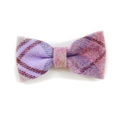 Teddy Maximus - Pink Shetland Wool Dog Bow Tie