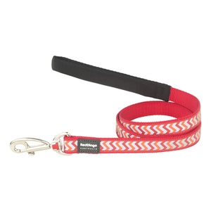 Ziggy Reflective Dog Lead – Red