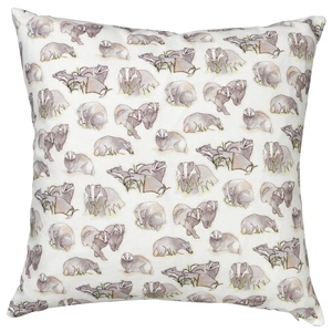 Badger Print Cushion