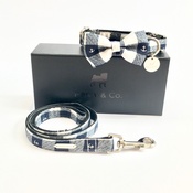 Percy & Co - Collar, Bow Tie and Lead Set - Anglesey