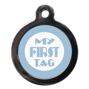 PS Pet Tags - My First Pet ID Tag - Blue