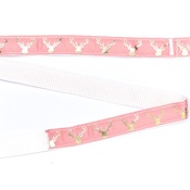 Pet Pooch Boutique - Country Stag Blush Coral Lead