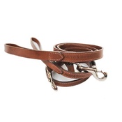 Mutts & Hounds - Wide Full Tan Leather Dog Lead