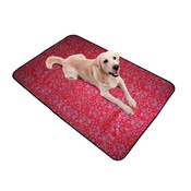 Aqua - Pet Cooling Blanket in Red Western