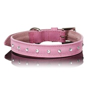 Paws with Opulence - Light Pink Swarovski Dog Collar