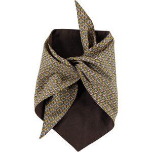 Cubes Dog Bandana – Ceylon Pastel & Brown