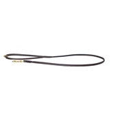 Pear Tannery - Rolled Leather Dog Lead – Chocolate Brown