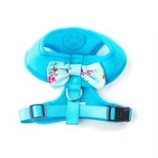 Pet Pooch Boutique - Blue Vintage Bow Dog Harness