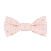 Teddy Maximus - Pink Geo Print Bow Tie